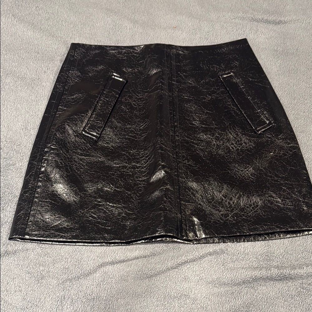 Shinestar Black Mini Pencil Skirt for Night Out